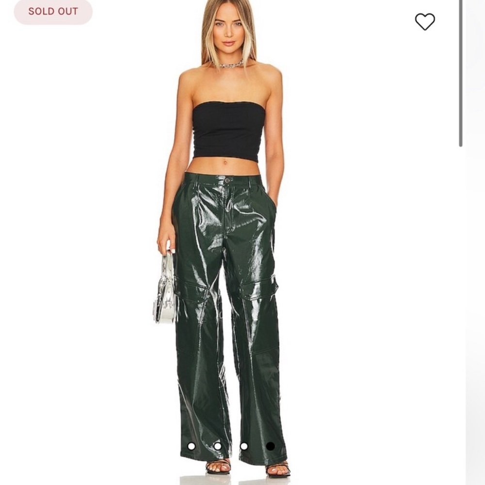 AFRM Wynn wide leg hunter pants
